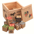 27 Piece ABC Wooden Alphabet Blocks